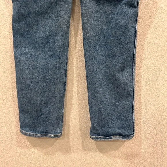 Madewell Curvy Stovepipe Jeans High Rise Straight Leg Medium Wash Blue 26 - Picture 10 of 13